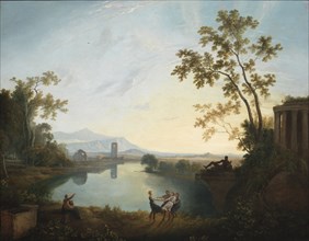 Apollo and the Seasons (Classical Landscape), ca. 1770-1779. Attributed to Richard Wilson.