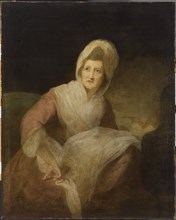 Patience Lovell Wright, c. 1782. Attributed to Robert Edge Pine.