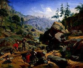 Miners in the Sierras, 1851-1852.