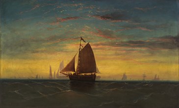 Boston Harbor, ca. 1860-1869.