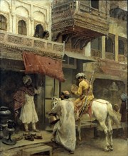 Street Scene in India, ca. 1885.