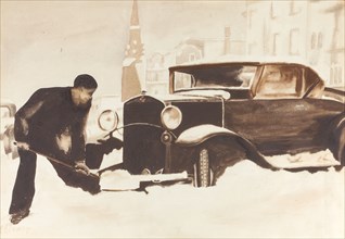 Digging Out Car, 1934.