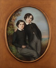 Portrait of J. McNeill Whistler and His Brother William (Dr. William Whistler), 1847.