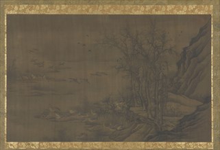 Geese at Dawn on a Misty River, 15th century. Formerly attributed to Cui Bai