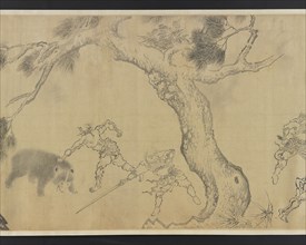 Clearing Out a Mountain Forest, 15th century. Formerly attributed to Li Song.