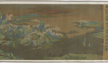 Ocean Sky, Rising Sun, 16th-17th century. Formerly attributed to Li Zhaodao.