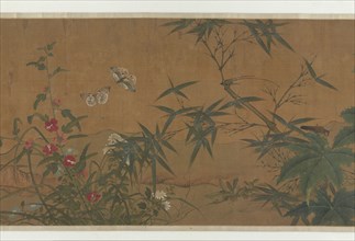 Flowers, Birds, and Insects, 15th century. Formerly attributed to Qian Xuan.