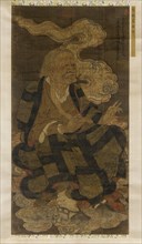 Panthaka, the Tenth Venerable Luohan, 1345. Formerly attributed to Qian Yi.