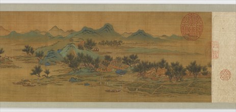 Mountain Mist, Spring Morning, 17th century. Formerly attributed to Zhao Bosu.