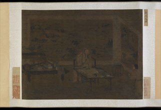 Man cleaning his ear, 1368-1644. Formerly attributed to Zhou Wenju.
