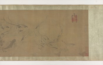 Fish and Water Weeds, 1368-1644. Formerly attributed to Zhu Zhanji.