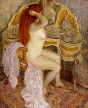 Nude Seated at Her Dressing Table, 1909.
