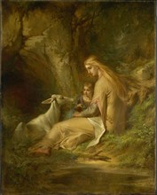 St. Genevieve of Brabant in the Forest, 1860s.
