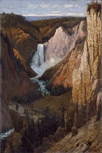 View of the Lower Falls, Grand Canyon of the Yellowstone, 1890.
