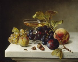 Still Life with Fruit and Champagne, 1869.