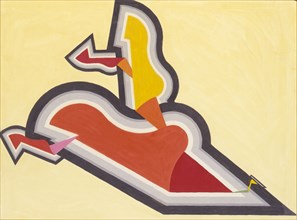 Study in Rhythm: Red and Gold, ca. 1934.