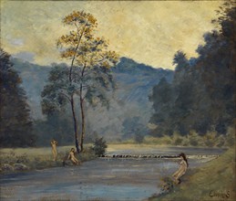 Three Girls and River, 1907.