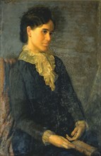 Hester Marian Wait Lay, Portrait of the Artist's Wife, 1880.