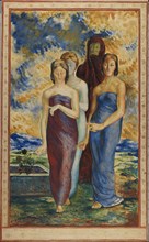 Allegorical Figures, late 19th-early 20th century.