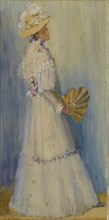 Lady with a Fan, late 19th-early 20th century.