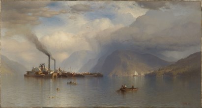 Storm King on the Hudson, 1866.