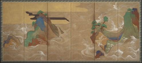 Waves at Matsushima, 17th century.