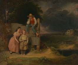 Children in a Storm, ca. 1830.