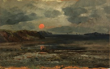 Sunrise over Fishing Waters--Maine, ca. 1880.