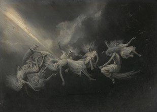 Lightning Struck a Flock of Witches, mid-late 19th century.