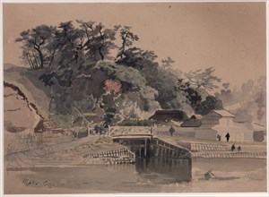 Landscape with Bridge, mid-late 19th century.