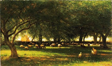Noon in the Orchard, 1900.