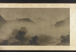 Landscape: mountains in mist, 1279-1368.