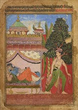 Lalit Ragini, folio from a Ragamala, ca. 1605-1610.
