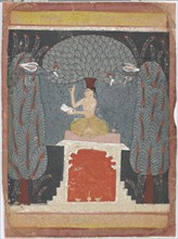 Bangal ragini from a Ragamala series, ca. 1650.