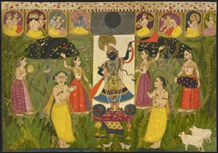 Worship of Shri Nathji, ca. 1700.