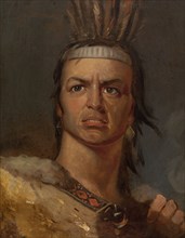 Edwin Forrest in the Role of Metamora, c. 1832.