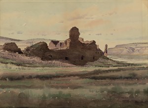 Pueblo Bonito Ruin, Chaco Canyon, New Mexico, 1888.
