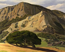 Oaks and Rocks--San Luis Obispo, 1930.