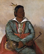 Mó-sho-la-túb-bee, He Who Puts Out and Kills, Chief of the Tribe, 1834.