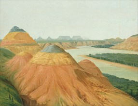 View in the Big Bend of the Upper Missouri, 1832.