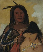 Ka-pés-ka-da, Shell Man, an Oglala Brave, 1832.
