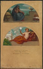 The Progress of Civilization: Science and Art (mural study, State Capitol, Des Moines, Iowa), 1905-1906.