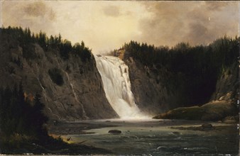 Waterfall on Mont-Morency, 1864.
