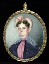 Mrs. Christopher Burdick (Lydia Easton), ca. 1835.