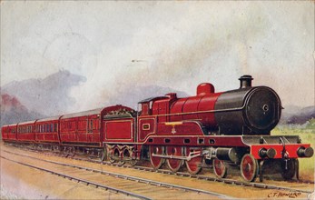 Scotch Express, London Midland & Scottish Railway, 1935. Train service between London and Scotland.