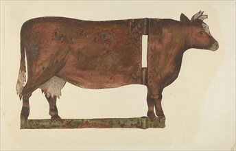 Cow Weather Vane, c. 1939.