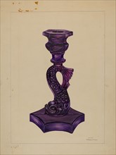 Dolphin Candlestick, c. 1936.