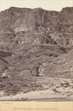 Wall in the Grand Canyon, Colorado River, 1871.