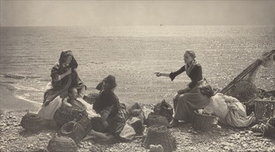 Gossip on the Beach, c. 1885.