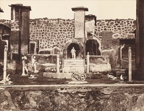 Casa di Marco Lucrezio, Pompei (House of Marco Lucrezio, Pompeii), c.1870.